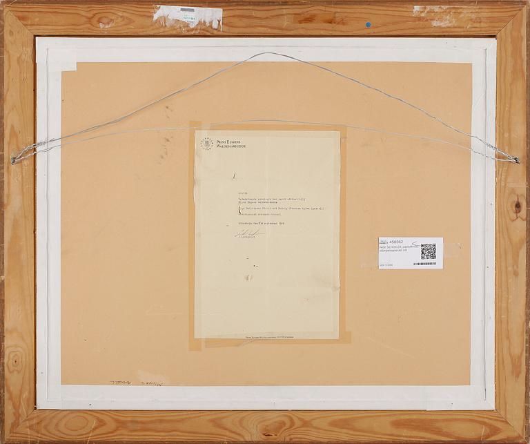 ERIC HALLSTRÖM, pastell, signerad.