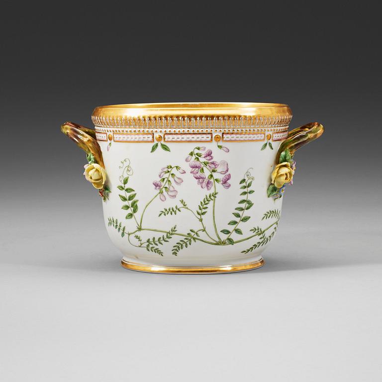 Royal Copenhagen, A Royal Copenhagen 'Flora Danica' wine cooler, Denmark, 20th Century.