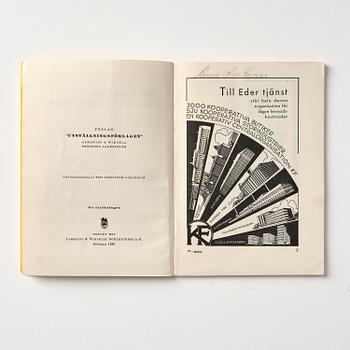 Stockholm Exhibition 1930, catalogue, brochures and souvenirs, six pieces.