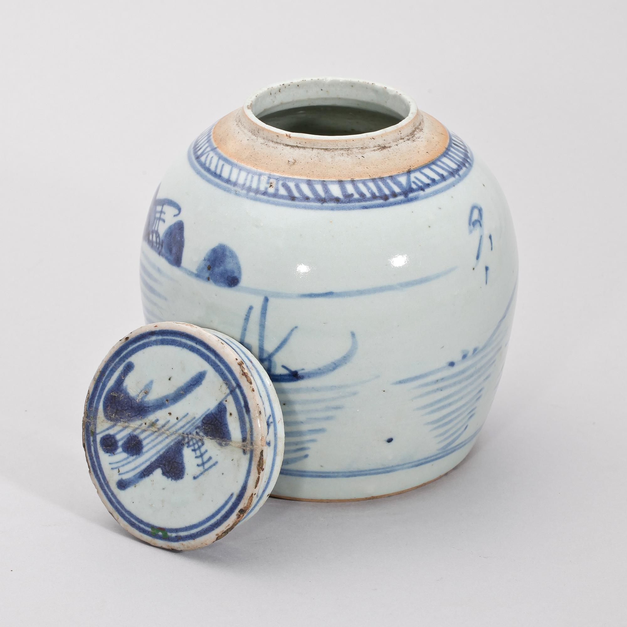 BOJAN MED LOCK, porslin, Kina, 1800-tal.