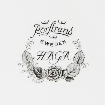 TESERVIS, 14 delar, "Haga" Rörstrand, 1900-talets mitt.