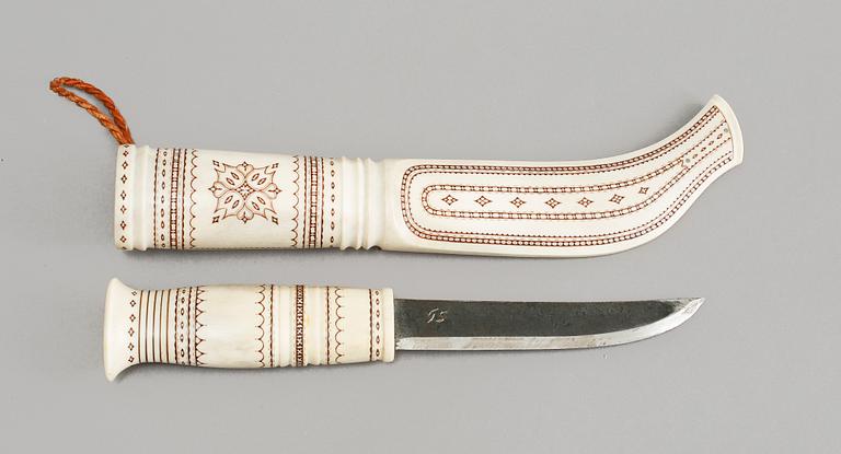 SAMEKNIV, Thore Sunna, signerad, 1900-talets andra hälft.