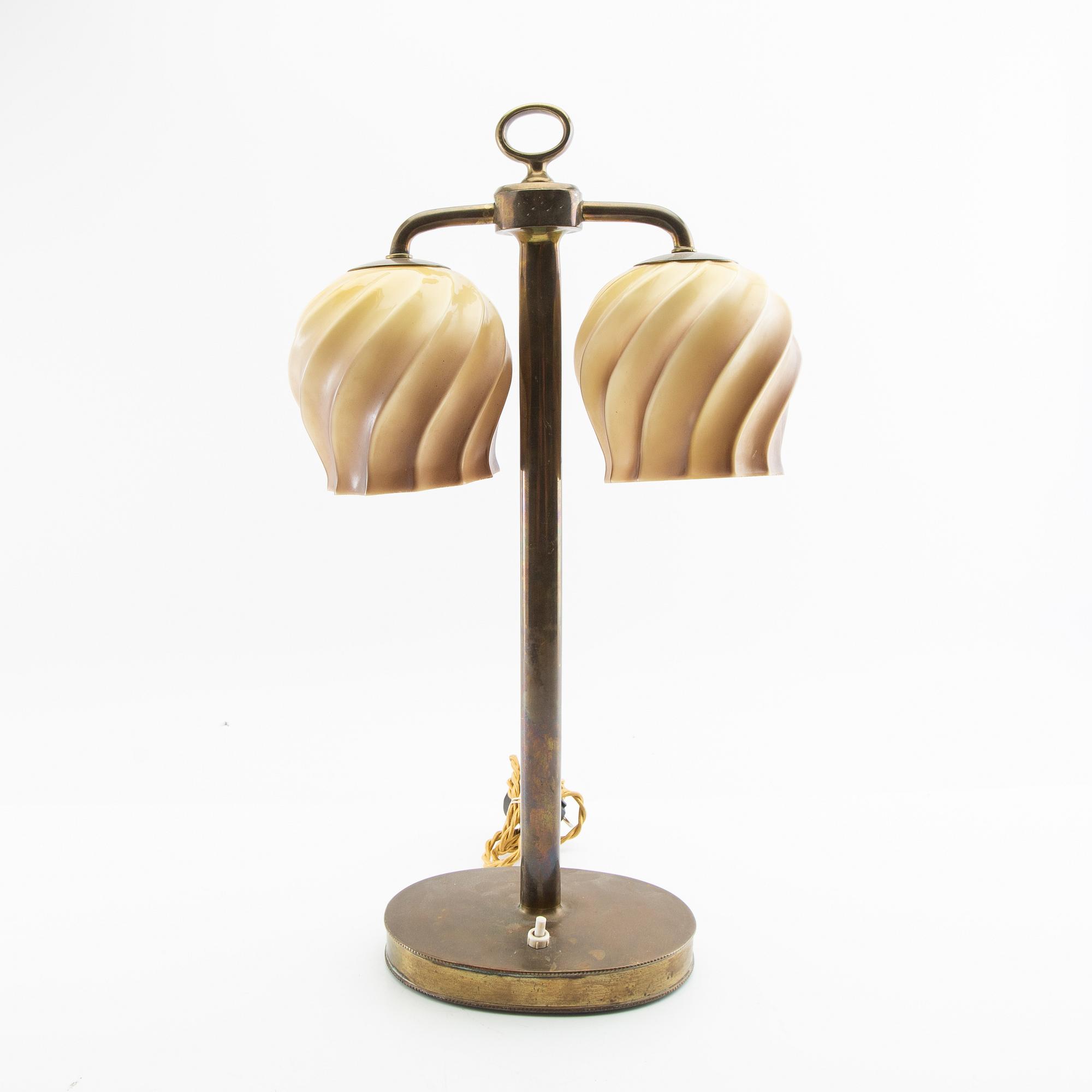 Bordslampa, Art Deco, 1900-talets första hälft.