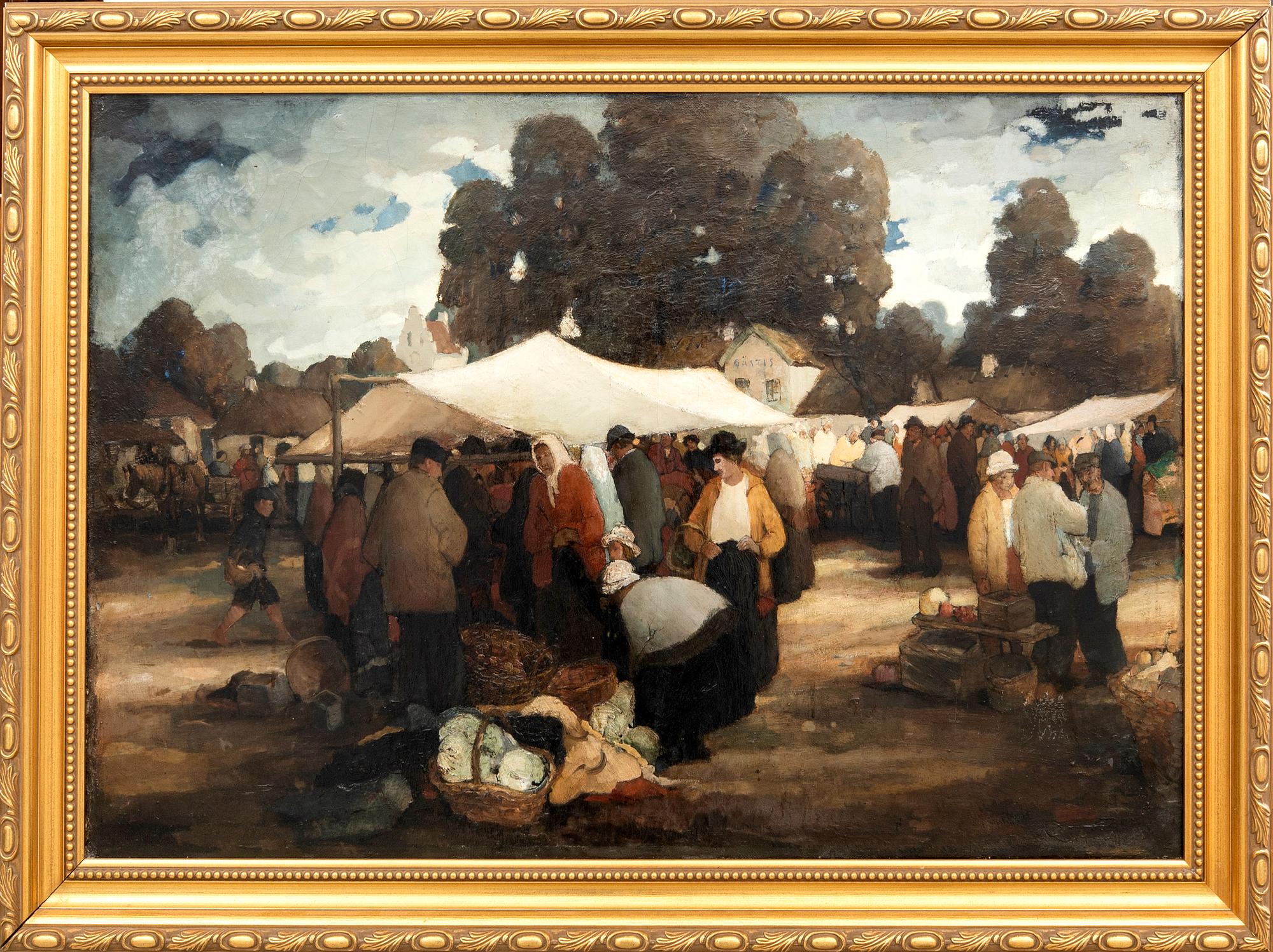 Gottfrid Olsson, oil on canvas, signed.