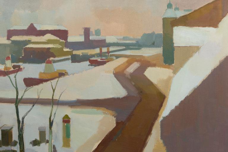 RICHARD BJÖRKLUND, a signed and dated oil on canvas.