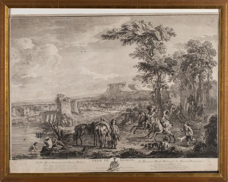 KUPARIPIIRROS, Jacques Philippe Le Bas 1700-luku.