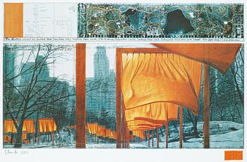 133. Christo & Jeanne-Claude, "The Gates, Central Park, New York".