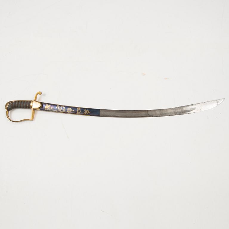 A British officer's sword from around year 1800.