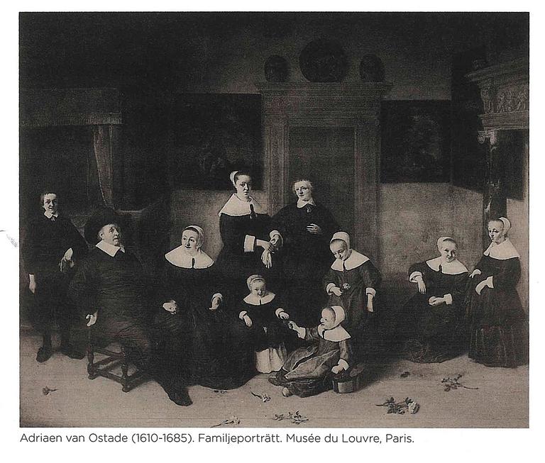 Carl Fredrik Hill, 'Familjen - variation I' (The Family - variation I).