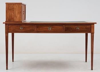 A late Gustavian late 18th century writing table.