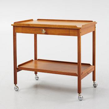 A teak serving trolley, 1950's/60's.