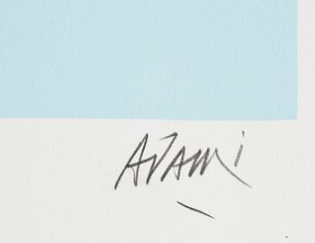 VALERIO ADAMI, färglitografi, signerad 1/200.