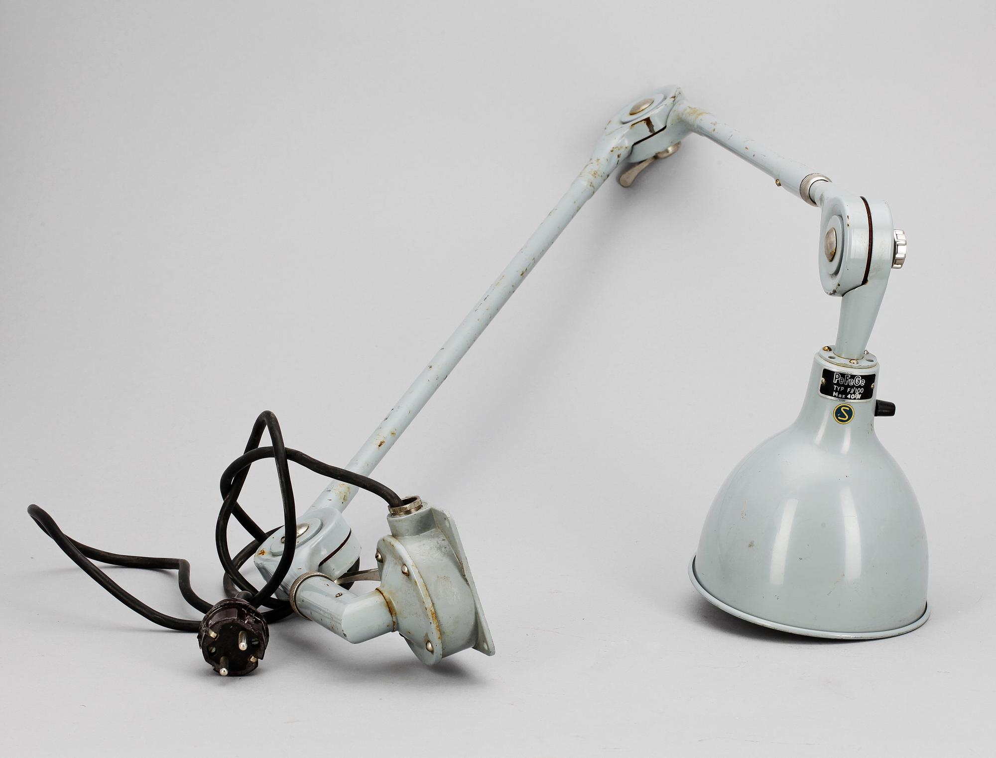 INDUSTRILAMPA, Pefege, 1950/60-tal.