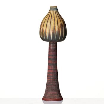 Wilhelm Kåge, a "Farsta" stoneware sculpture/vase, Gustavsberg Studio 1959.