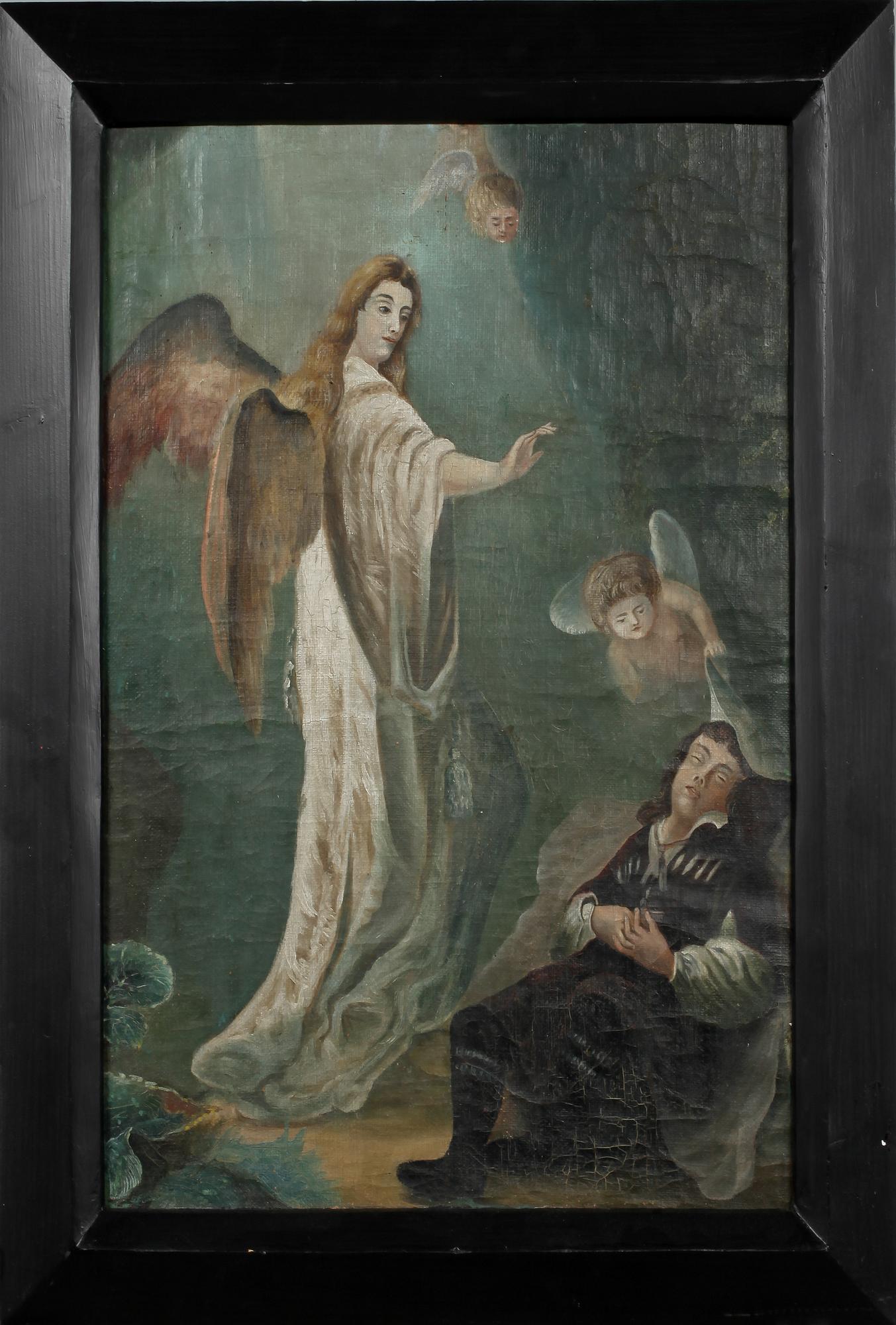 OKÄND KONSTNÄR, olja på duk, 1700-tal.