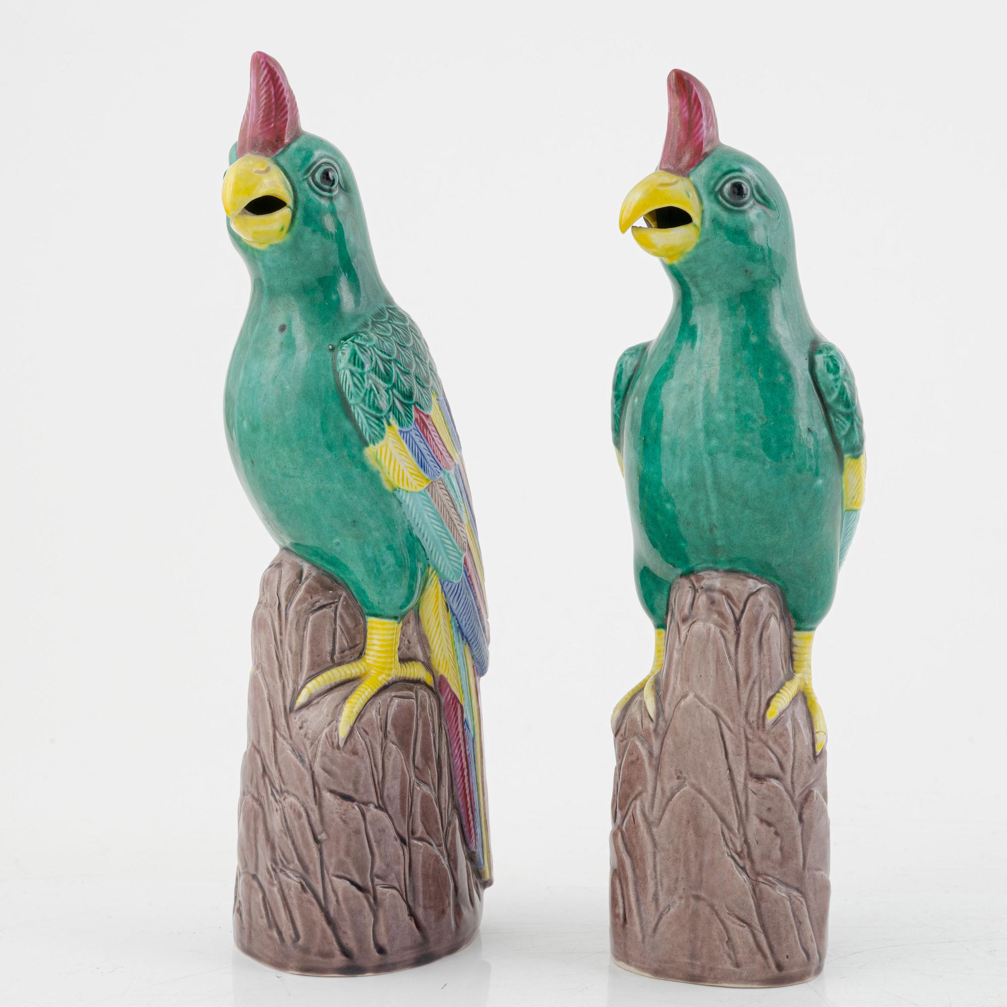 A group of nine Chinese porcelain figures, modern manufacturing.