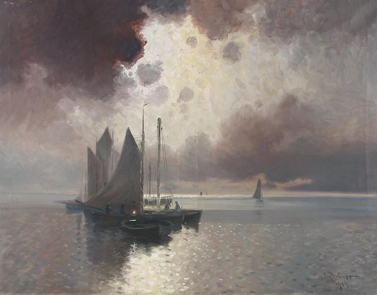 CARL BRANDT, olja på duk, sign o dat.