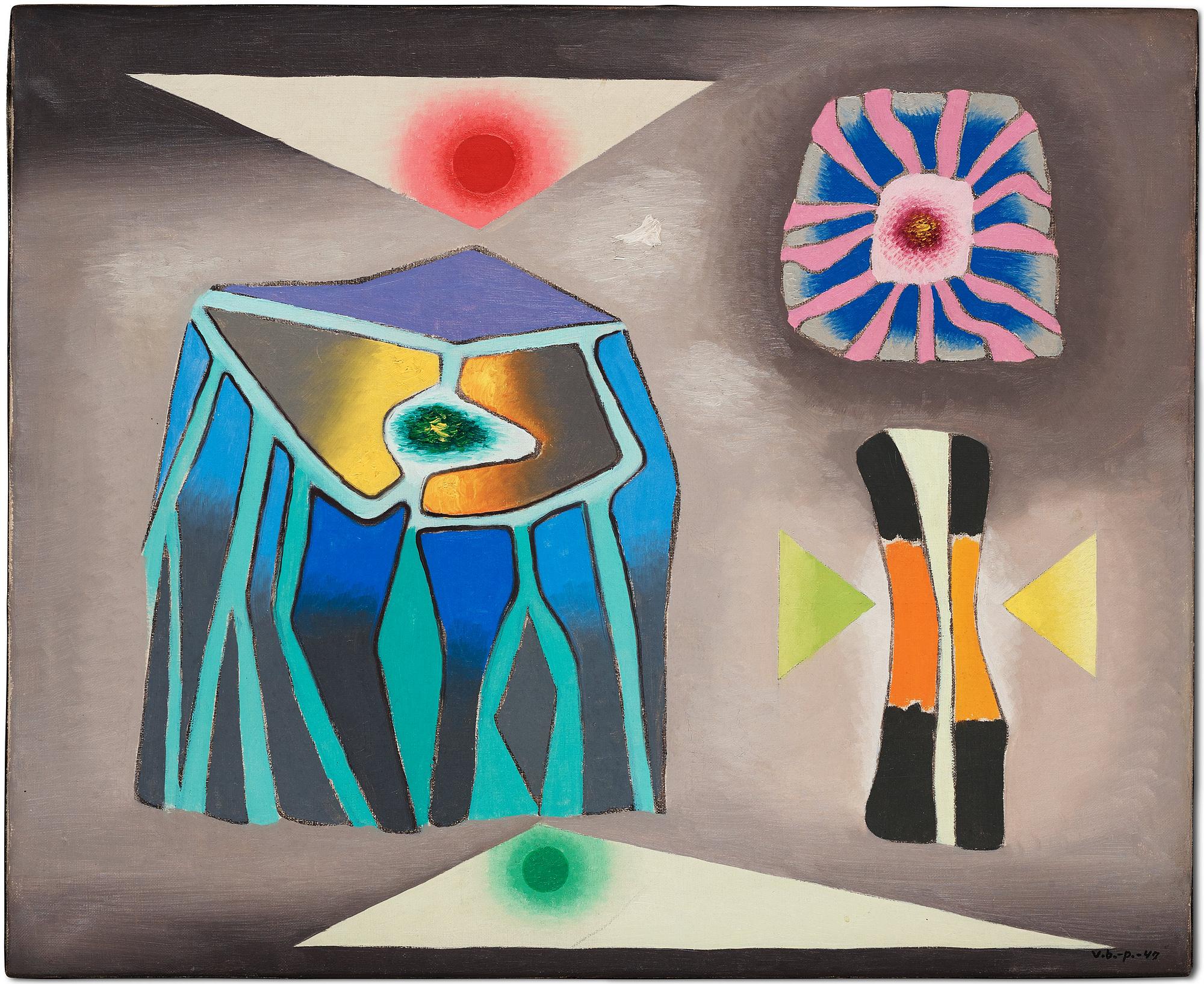 Vilhelm Bjerke-Petersen, Surrealistisk komposition.