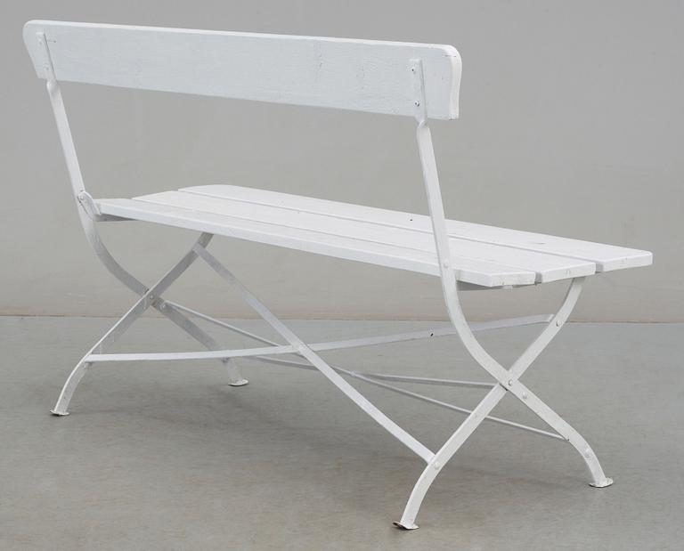 TRÄDGÅRDSSOFFA, sannolikt omkring 1900.