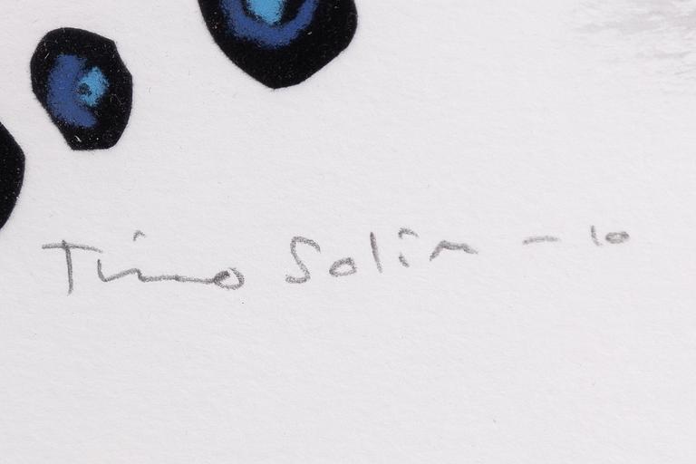 Timo Solin, Porträtt med röd handske.