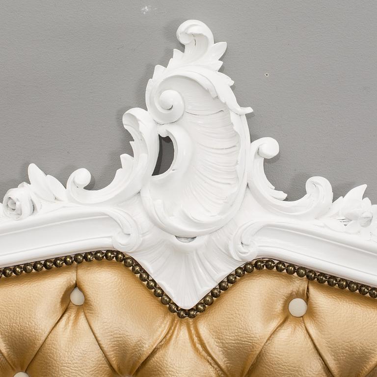 A Neo rococo style bed.