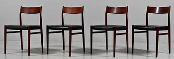 MATGRUPP, 9 delar, Arne Vodder, Sibast Furniture, 1950/60-tal.