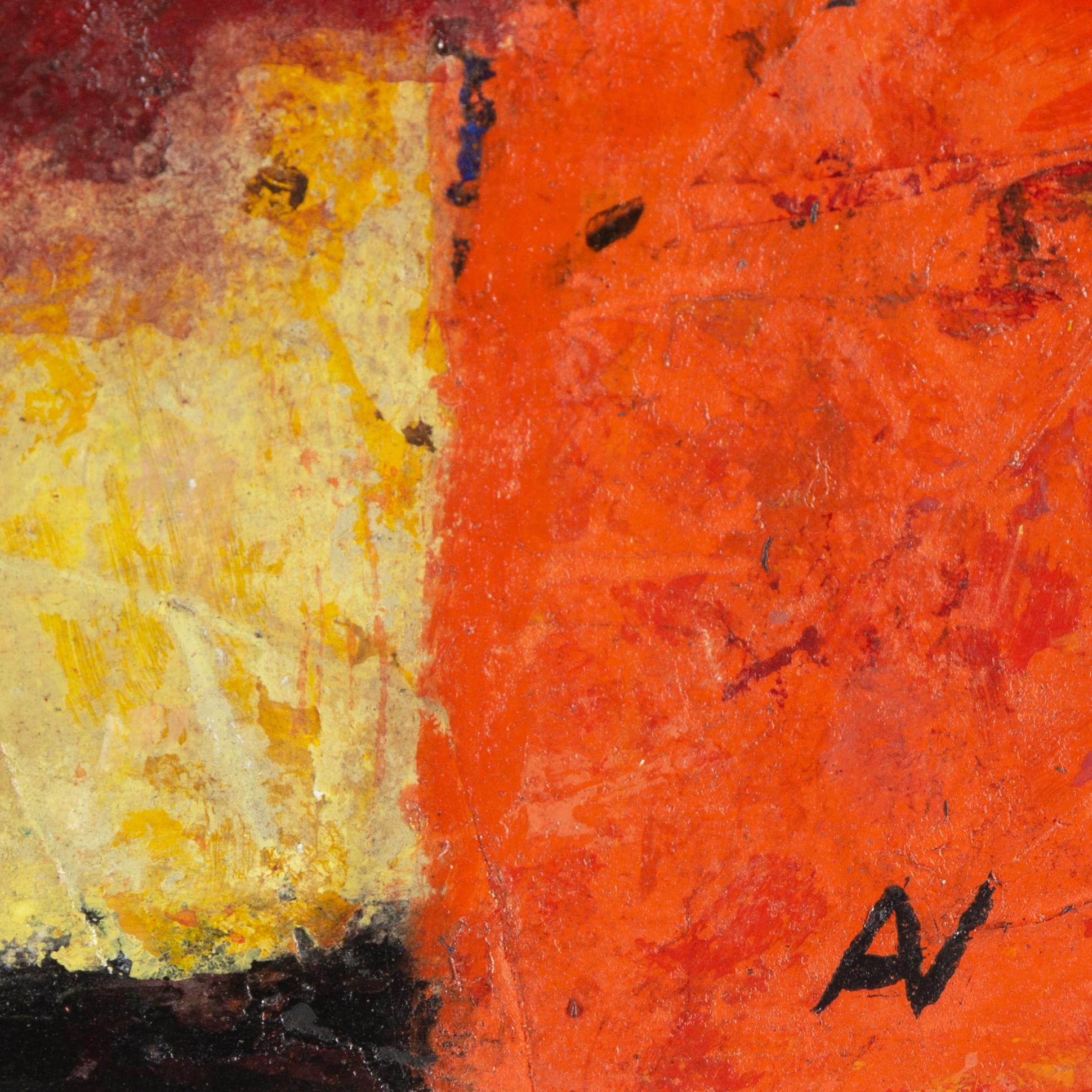 ANNE VILSBØLL, olja på duk, monogramsignerad AV.