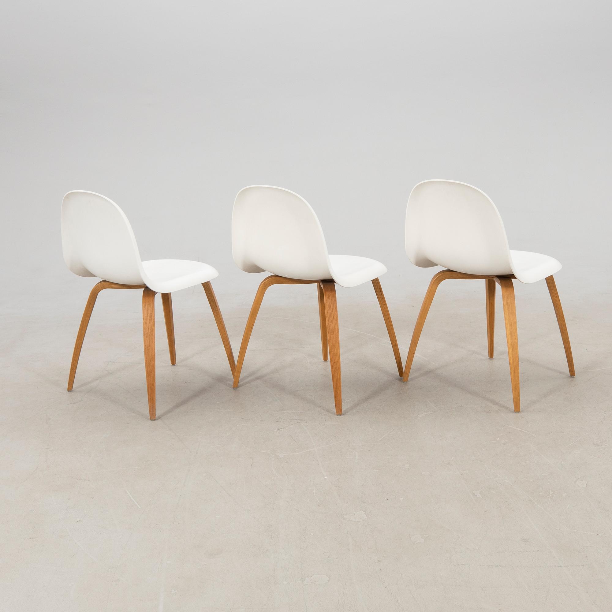 Komplot Design  stolar 7 st "Gubi 3D dining chair" 2000-tal.
