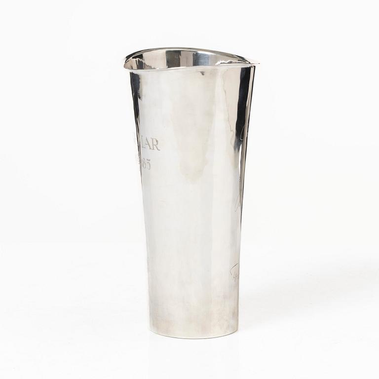 Eric Löfman, trophy, silver, MGAB, 1983.