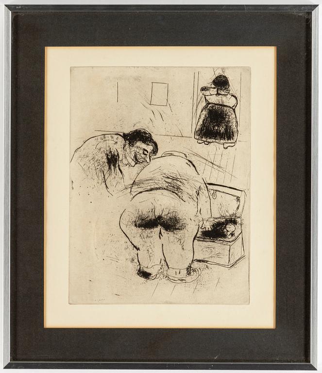 MARC CHAGALL, etching, signed in the plate.