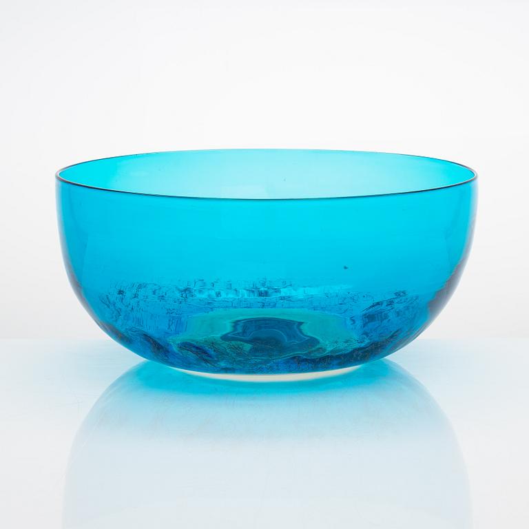 Tapio Wirkkala, skål, glas, signerad Venini italia TW.