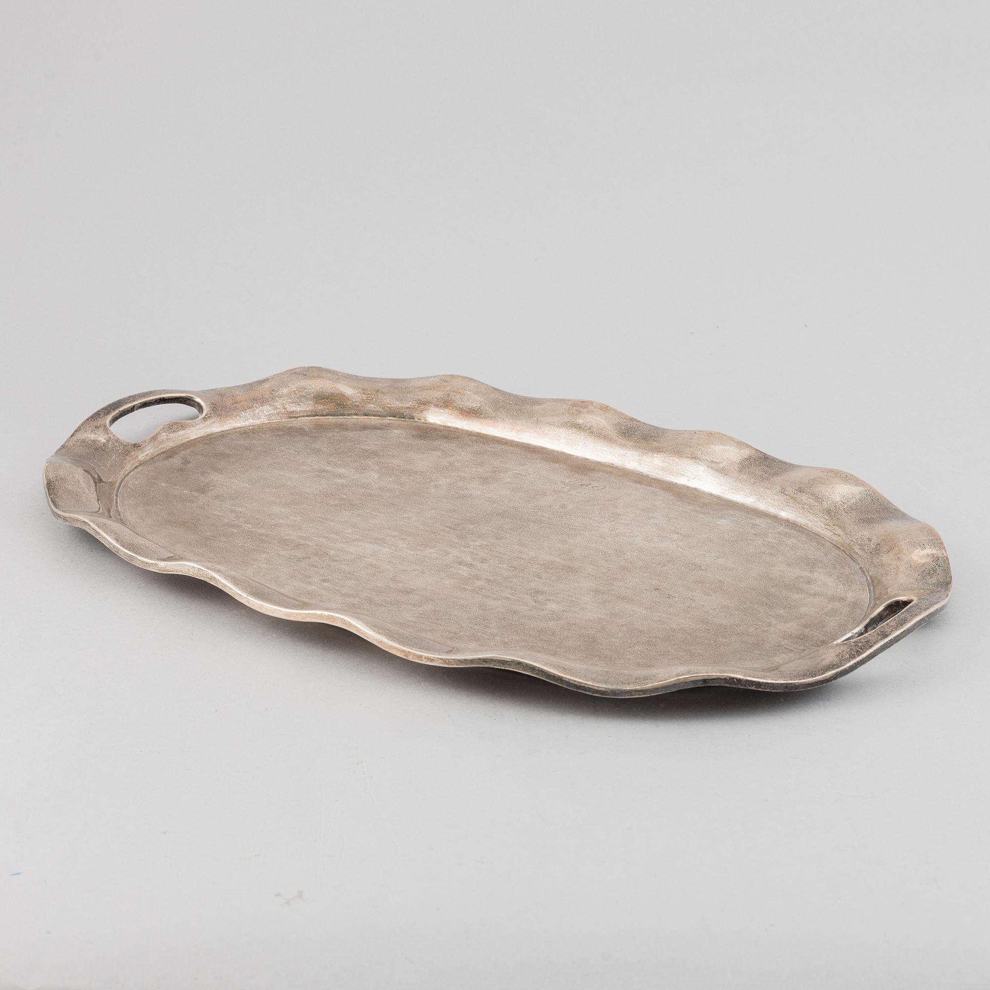 silver tray, 950 Mexico.