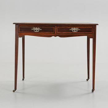DAMSKRIVBORD, 1800-talets slut. Mahogny.