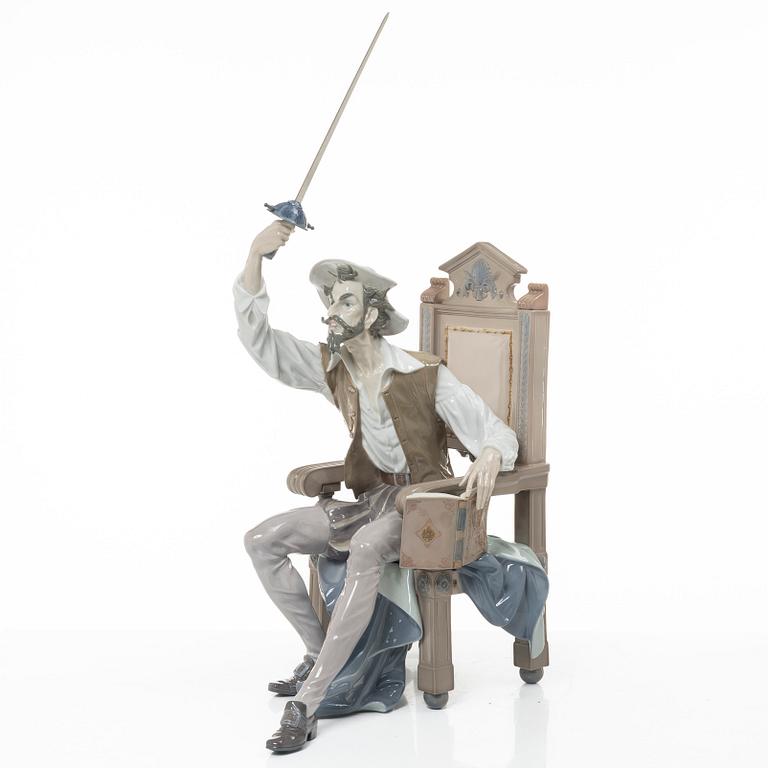 Lladró, figurin, "I am Don Quixote", Lladró, Spanien.