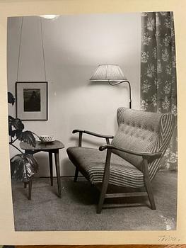 Bertil Brisborg, a floor lamp model "30620", Nordiska Kompaniet 1940s.