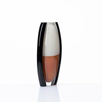 Matz Borgström, a glass vase, Orrefors, Sweden 1989.