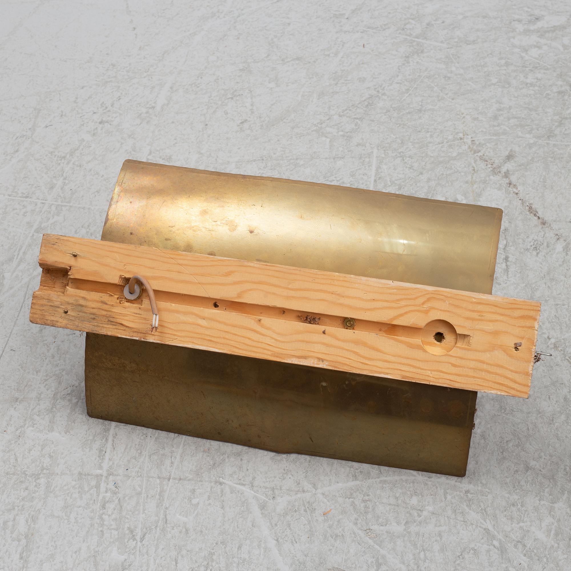 Wall lamps, a pair, mid-20th century.