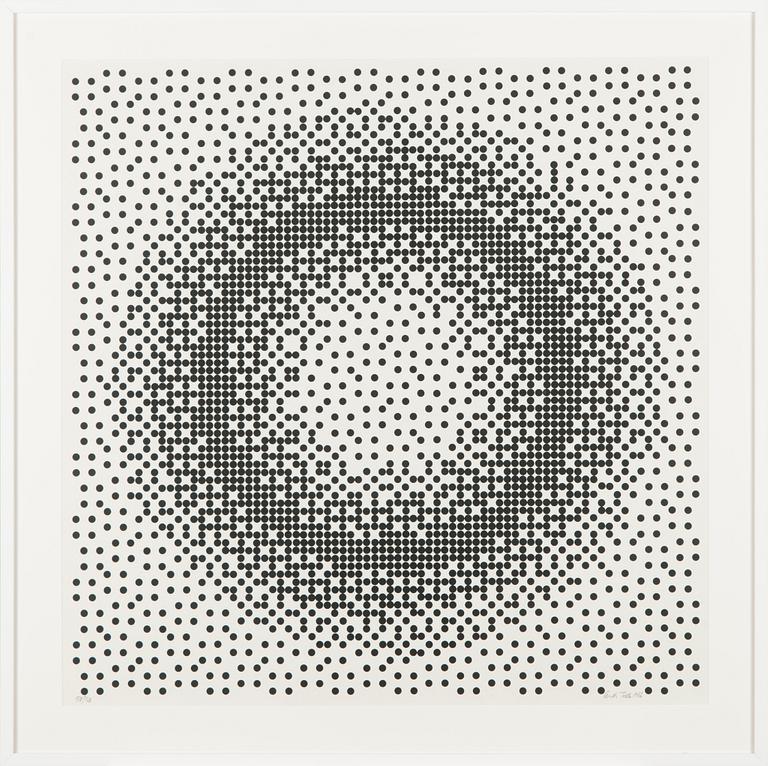 Pentti Tulla, serigrafi, signerad och daterad 1986, numrerad 50/50.