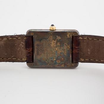 must de CARTIER, Tank, armbandsur, 20,5 x 20,5 (28) mm,