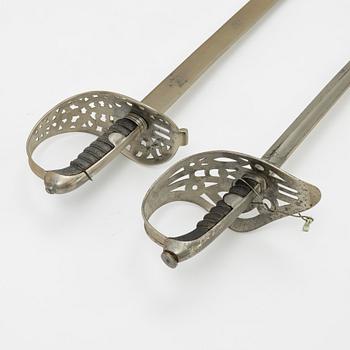 Two swords, 19th century.