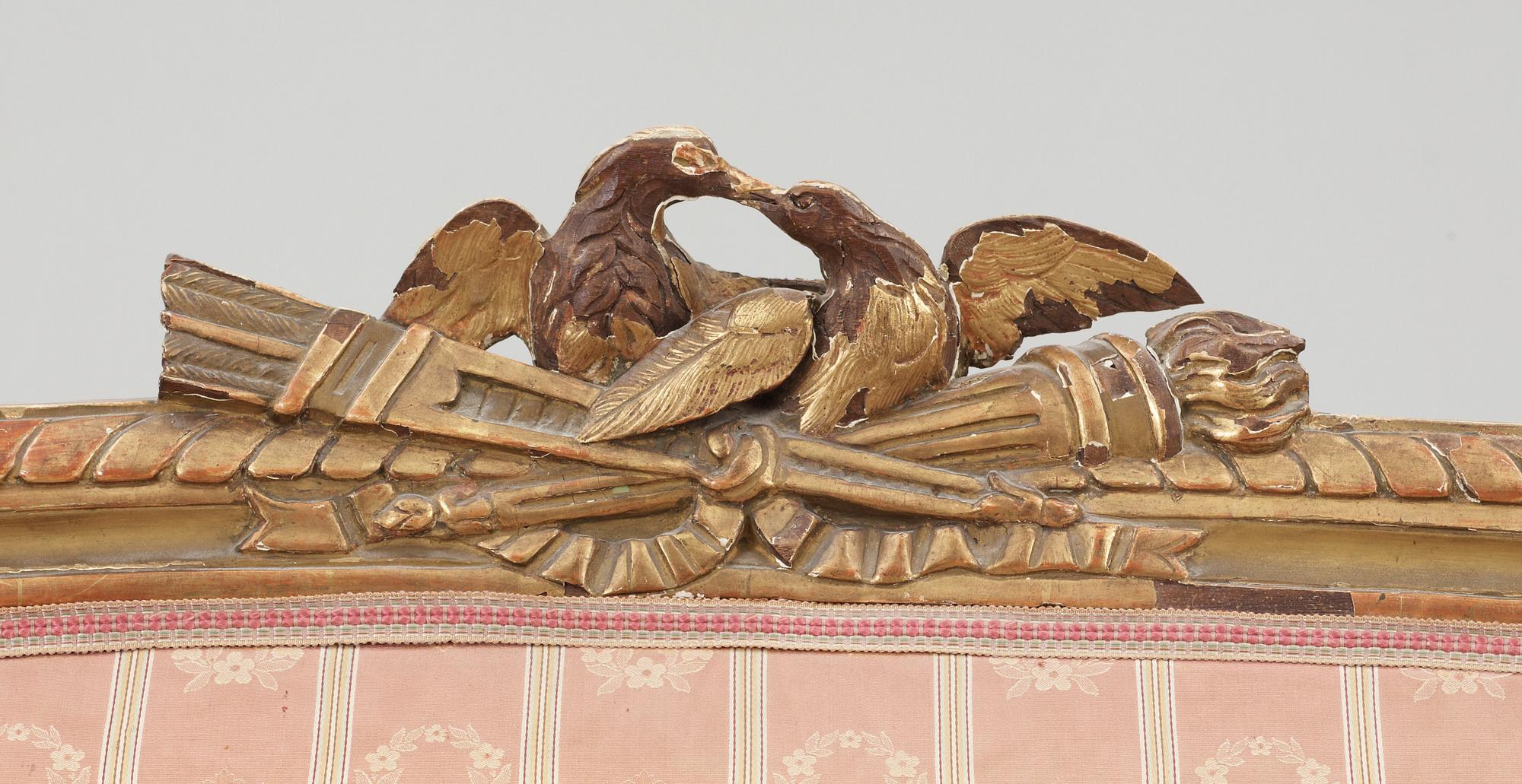 SOFFA, Louis XVI-stil, tidigt 1900-tal.