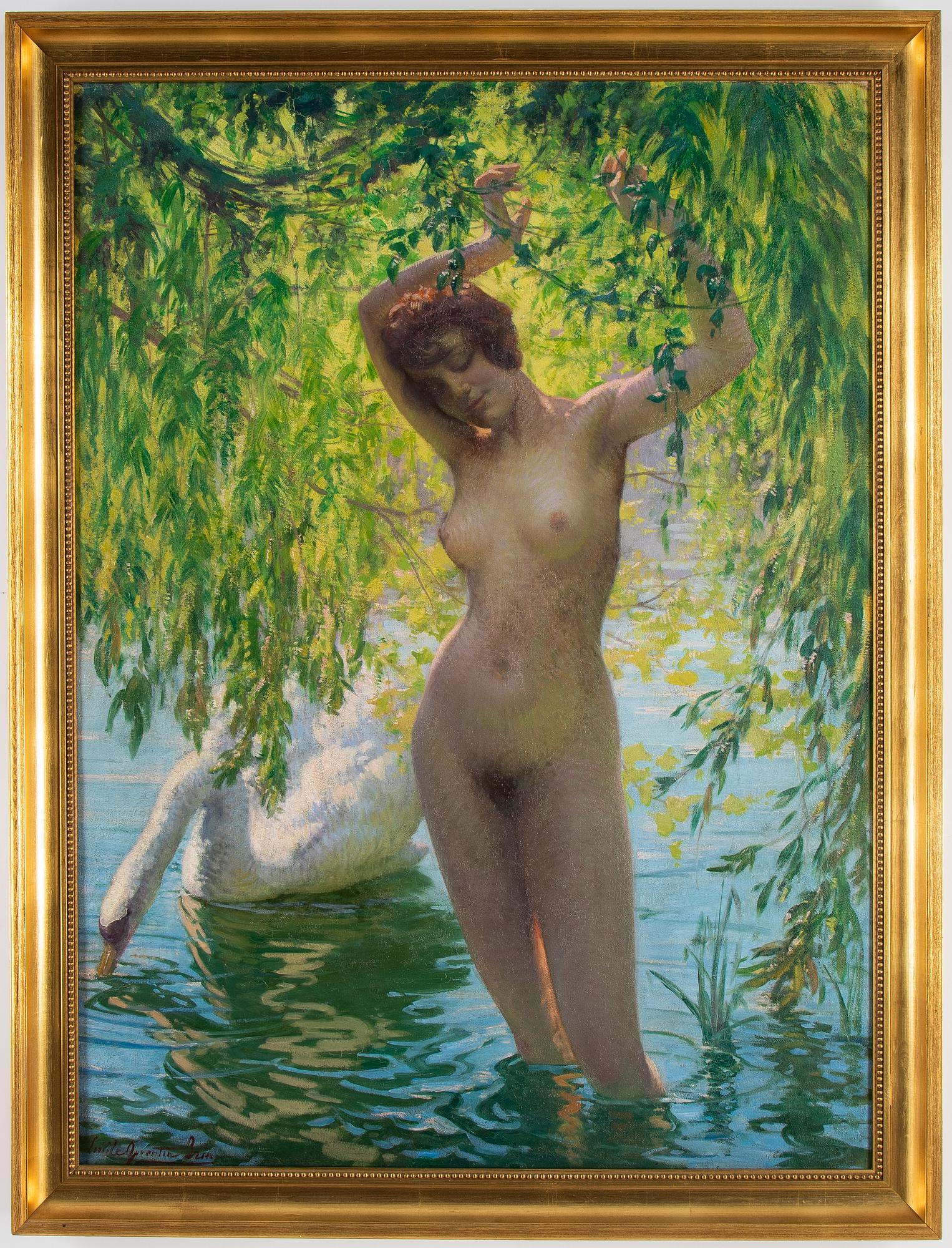 Quentin-Emile Brin, oil on canvas, signed.