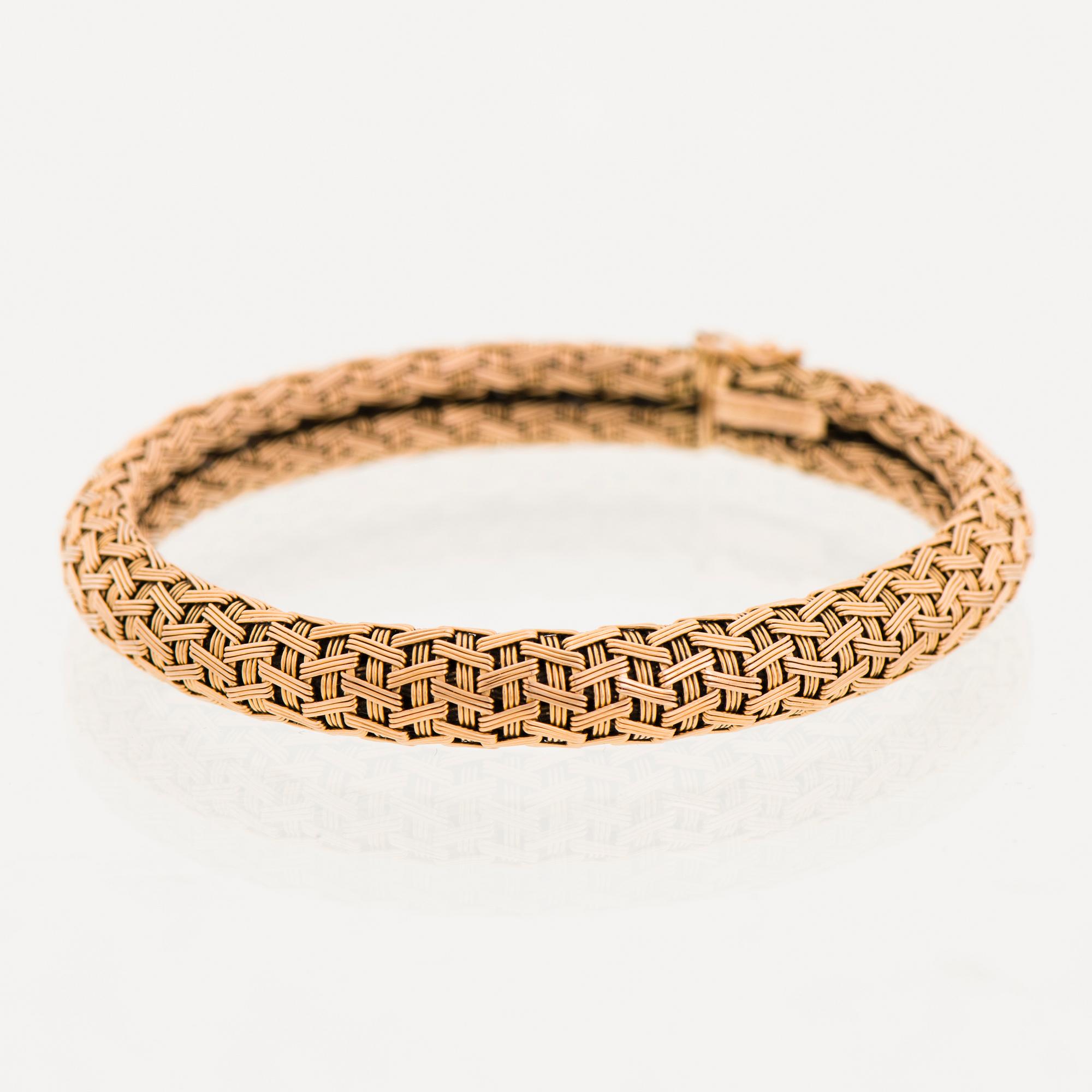 ARMBAND, 18K guld.