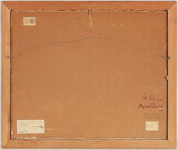 ARNE ÖDBERG, oil on panel, signed with monogram. Dated -54 verso.
