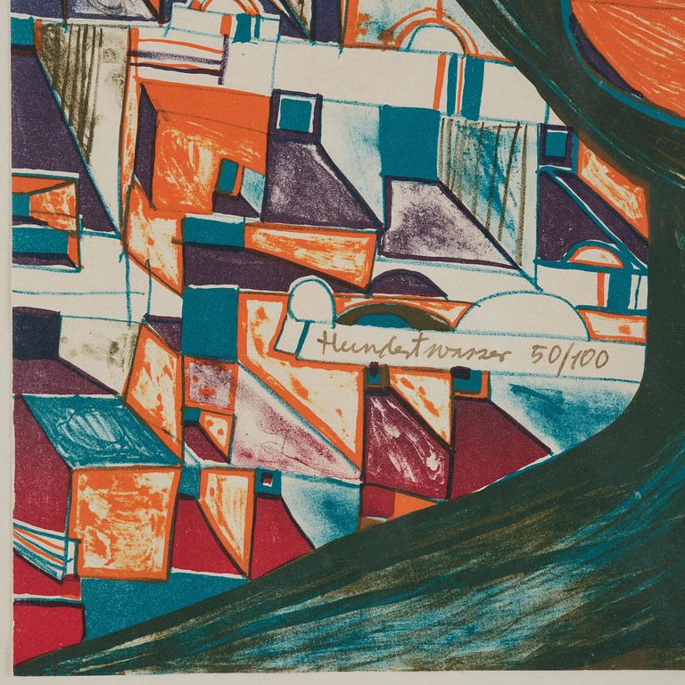 Friedensreich Hundertwasser, "Die Araberin".