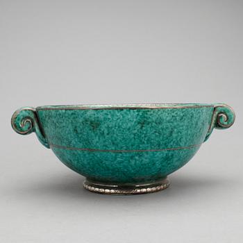 SKÅL, stengods. "Argenta", Wilhelm Kåge, Gustavsberg 1943-44.