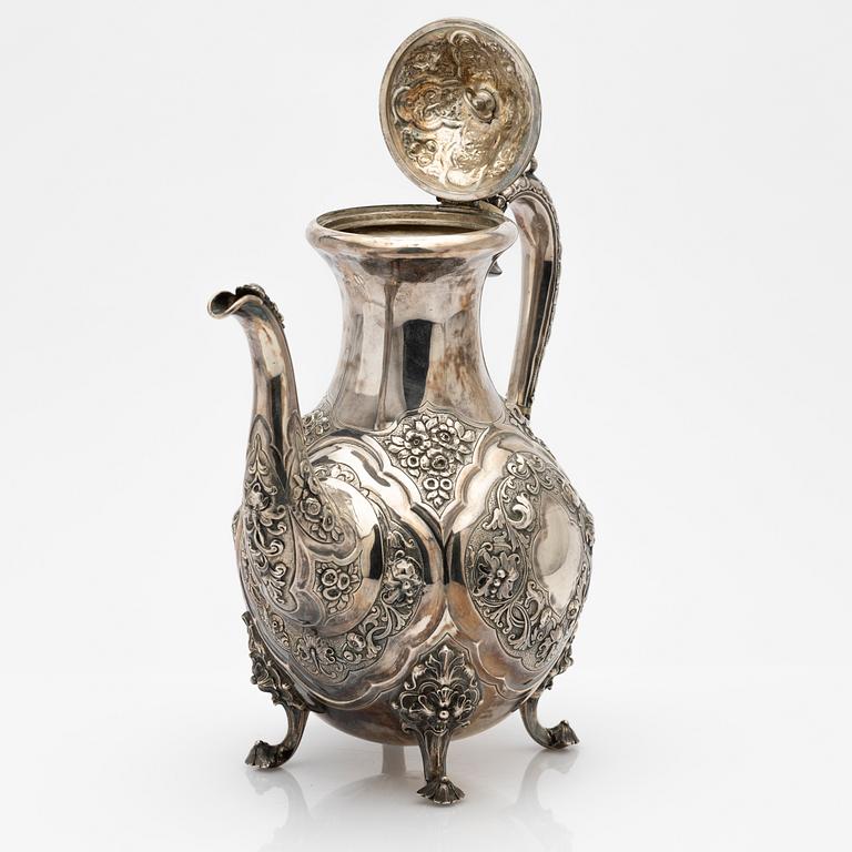 Robert Hennell III, Kaffekanna, silver, London, 1800-tal.