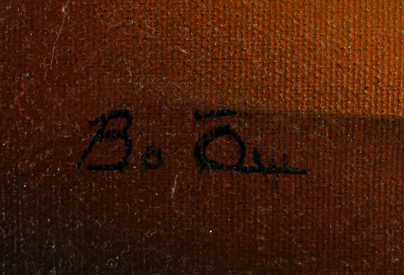 BO ÖRN, olja på duk, sign.