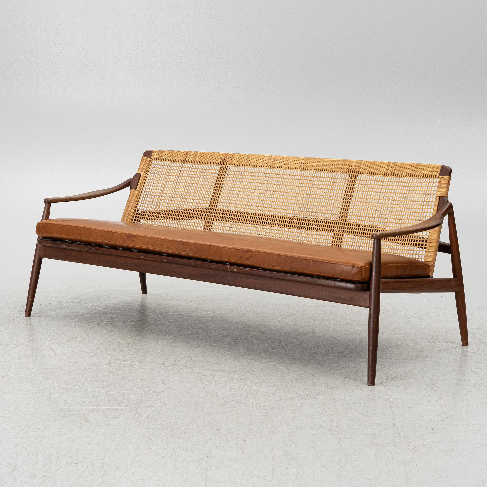Hartmut Lohmeyer, sofa, Wilkhahn, Germany, 1950s.