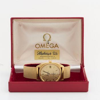 OMEGA CONSTELLATION, armbandsur, 18K guld, 35 mm, automatic, chronometer. Vikt c:a 84 g.